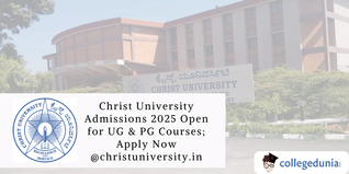 Christ University Admissions 2025 Open for UG & PG Courses; Apply Now @christuniversity.in